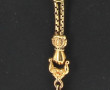 Collier en or jaune à motif de coulissea