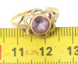 Bague ancienne deux ors 18 cts sertie d'
