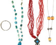 3 colliers et un bracelet forme serpent 