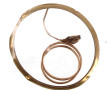 2 alliances en or 18 carats, une lunette