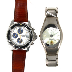 Lot de 2 montres bracelets homme : 1) mo