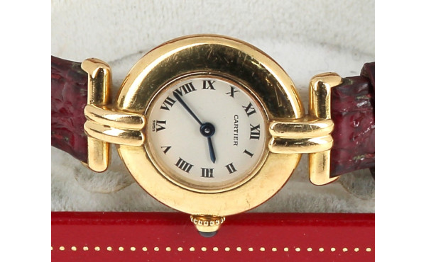 CARTIER - Montre bracelet de dame en or 