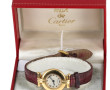 CARTIER - Montre bracelet de dame en or 