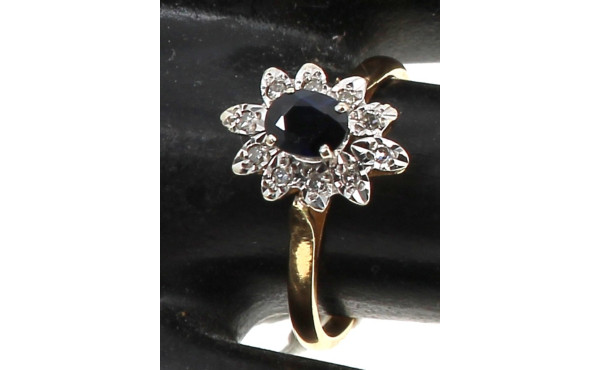 Bague deux ors 18 carats, poinçon tête d