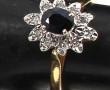 Bague deux ors 18 carats, poinçon tête d