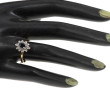 Bague deux ors 18 carats, poinçon tête d