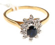 Bague deux ors 18 carats, poinçon tête d