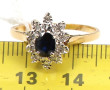 Bague deux ors 18 carats, poinçon tête d