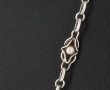 Collier en argent marqué "sterling", poi