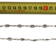 Collier en argent marqué "sterling", poi