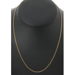 Chaîne en or jaune 18 cts, poinçon tête 