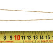Chaîne en or jaune 18 cts, poinçon tête 