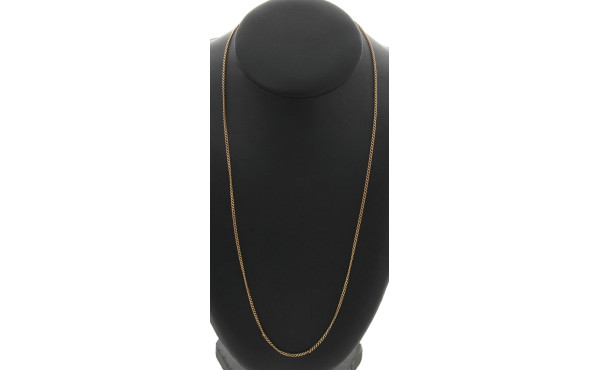 Chaîne en or jaune 18 cts, fermoir en pl