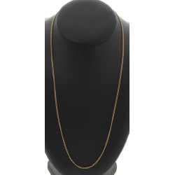 Chaîne en or jaune 18 cts, fermoir en pl