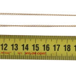 Chaîne en or jaune 18 cts, fermoir en pl