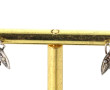 Paire de BO en argent en forme de mouche