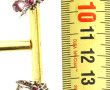 Paire de BO en argent en forme de mouche