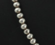 Collier en perles d'argent 925ème, poids