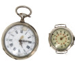 Montre de col et montre de gousset en ar