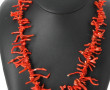 Collier en brins de corail