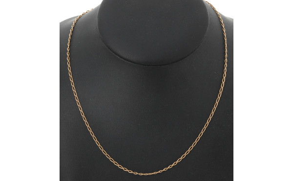 Chaîne en or jaune 18 cts, poinçon tête 