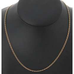 Chaîne en or jaune 18 cts, poinçon tête 