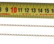 Chaîne en or jaune 18 cts, poinçon tête 