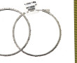 Paire de BO créoles en argent 925ème, di