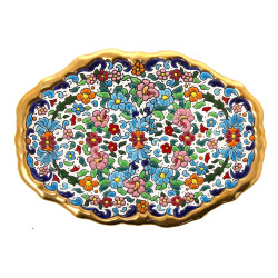 Dessous de plat de forme mouvementée en 