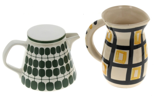 MELITTA - Verseuse vintage en faïence bl