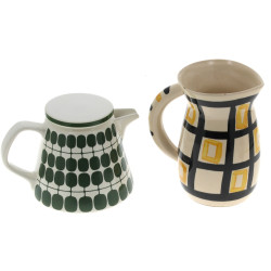 MELITTA - Verseuse vintage en faïence bl
