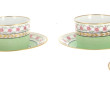 LIMOGES - Suite de 4 tasses déjeuner en 