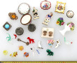 Paire de salerons de table en porcelaine