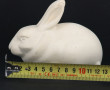 lot de 2 pièces en biscuit : Lapin (H 10