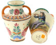 HB Quimper - Paire de vases en faïence p