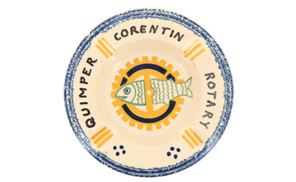 HENRIOT QUIMPER - "Rotary Quimper Corent