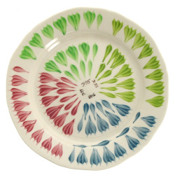 HB HENRIOT - Assiette d'essai en faïence