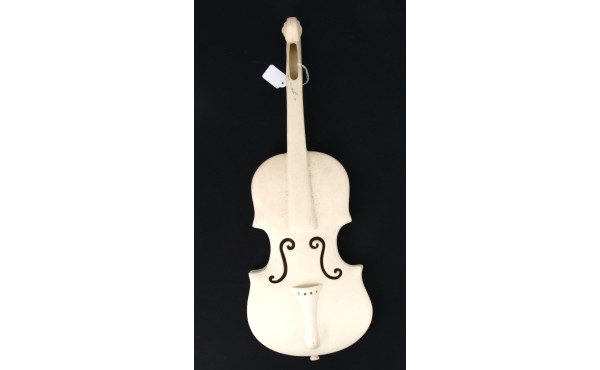 Violon en biscuit de Quimper, L 52 cm (q
