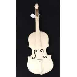 Violon en biscuit de Quimper, L 52 cm (q