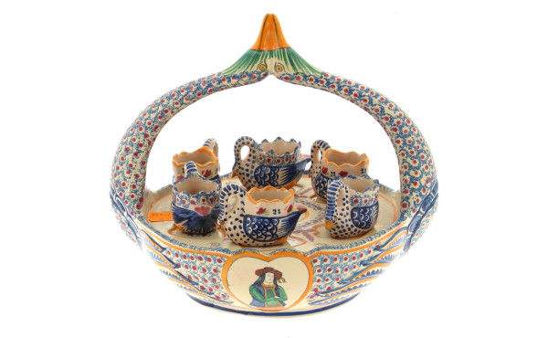 HENRIOT Quimper - Oeufrier en faïence po