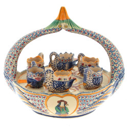 HENRIOT Quimper - Oeufrier en faïence po