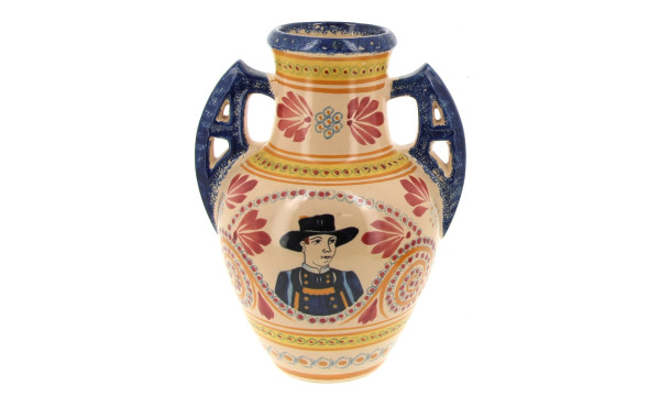 HENRIOT Quimper - Vase à deux anses ajou