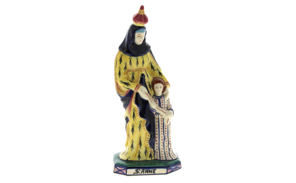HENRIOT QUIMPER - "Ste Anne", sujet en f