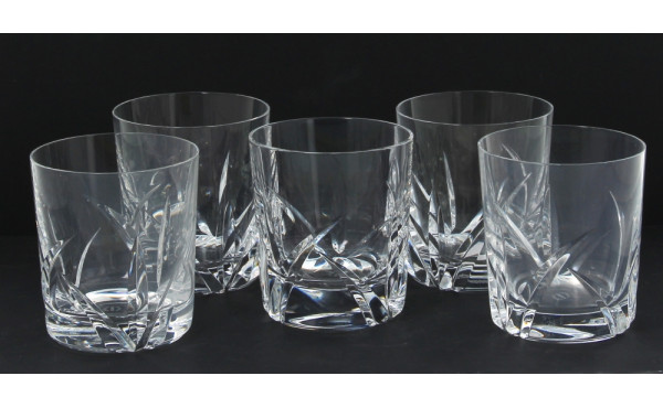 SEVRES - 5 verres à whisky en cristal de