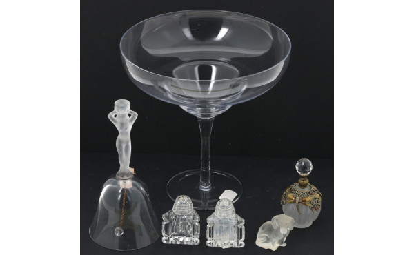 Clochette en verre et verre dépoli prise