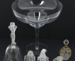 Clochette en verre et verre dépoli prise
