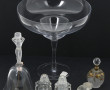 Clochette en verre et verre dépoli prise