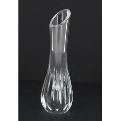 BACCARAT - Vase soliflore en cristal, si