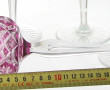 4 verres en cristal de couleurs de modèl