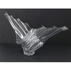 VANNES - Coupe mouvementée en cristal, H